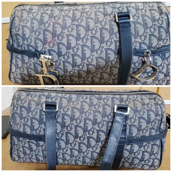 Authentic Christian Dior Trotter Shoulder Bag Diorissimo - Picture 9 of 10